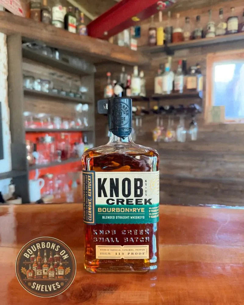 Knob Creek Bourbon × Rye – 113 Proof (56.5% ABV) - Bourbons On Shelves