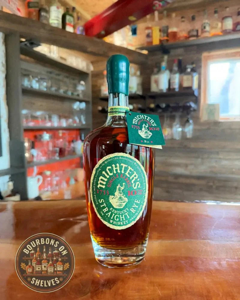 Michter's 10 Year Old Single Barrel Kentucky Straight Rye - 92.8 Proof (46.4% ABV) - Bourbons On Shelves