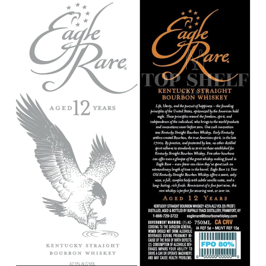 Eagle Rare 12 Year Old Bourbon - Bourbons On Shelves