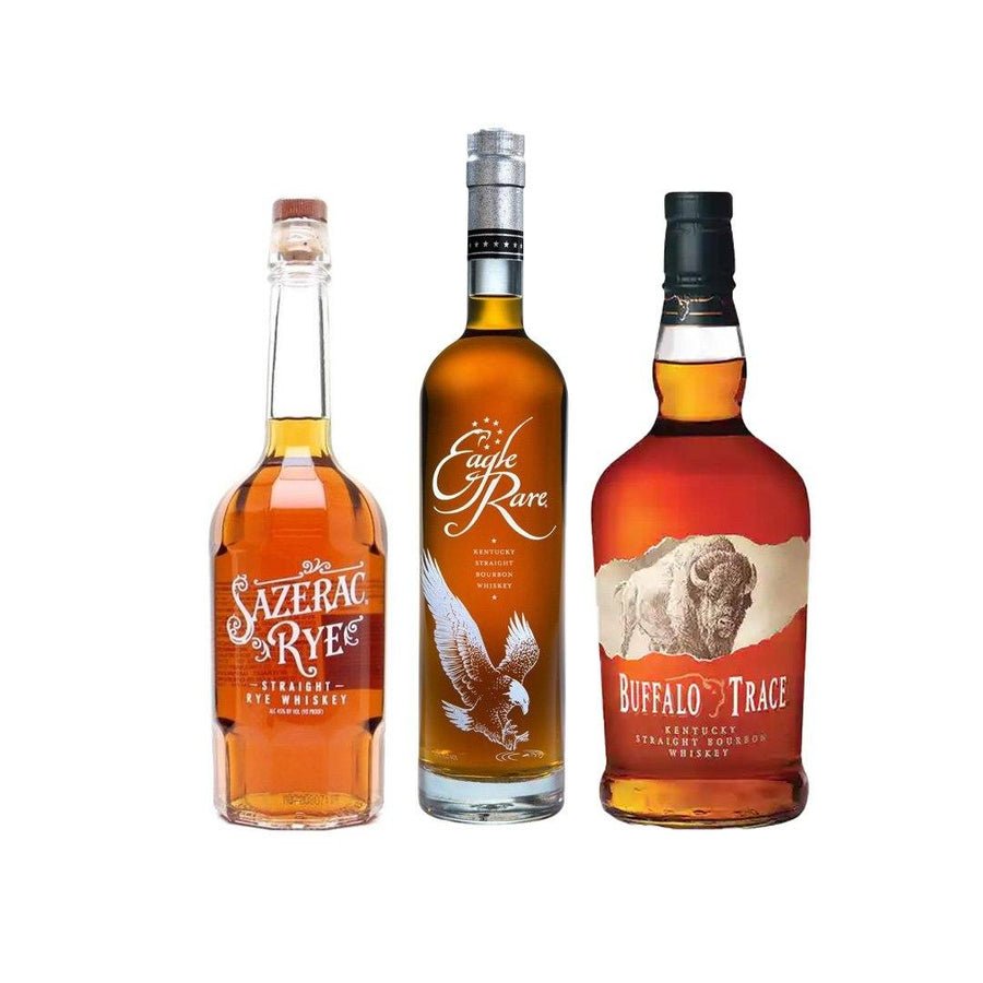 *Buffalo Trace Combo Pack* Eagle Rare 10 Year, Sazerac Rye, Buffalo Trace Bourbon - Bourbons On Shelves
