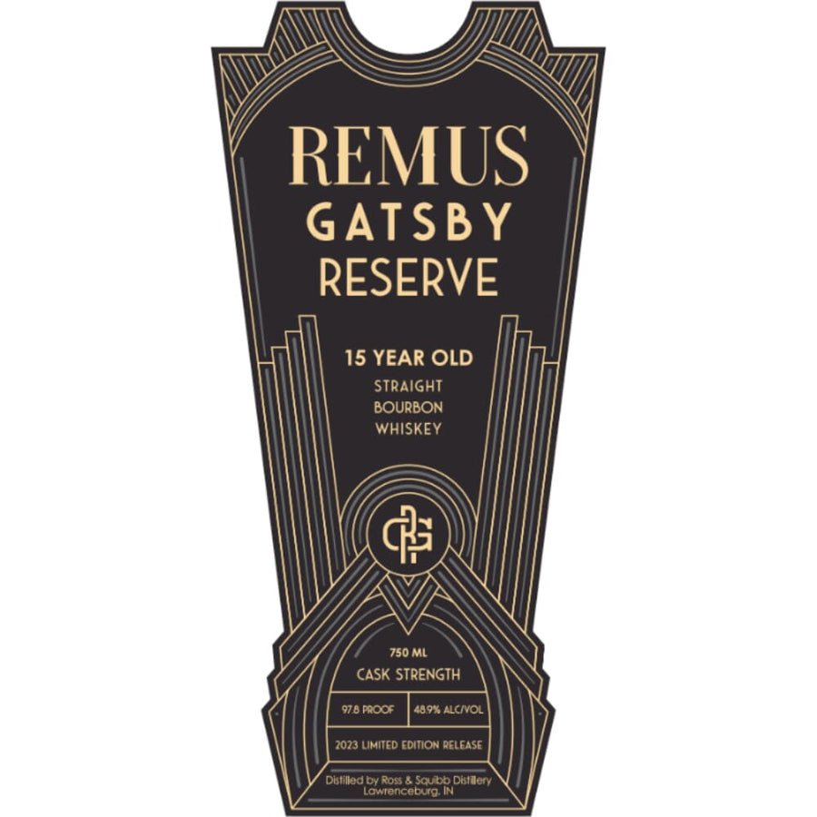 Remus Gatsby Reserve 15 Year Old 2023 Release - Bourbons On Shelves