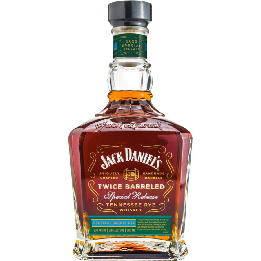 Jack Daniel's Twice Barreled Tennessee Rye Heritage Barrel 2023 Special Release - Bourbons On Shelves